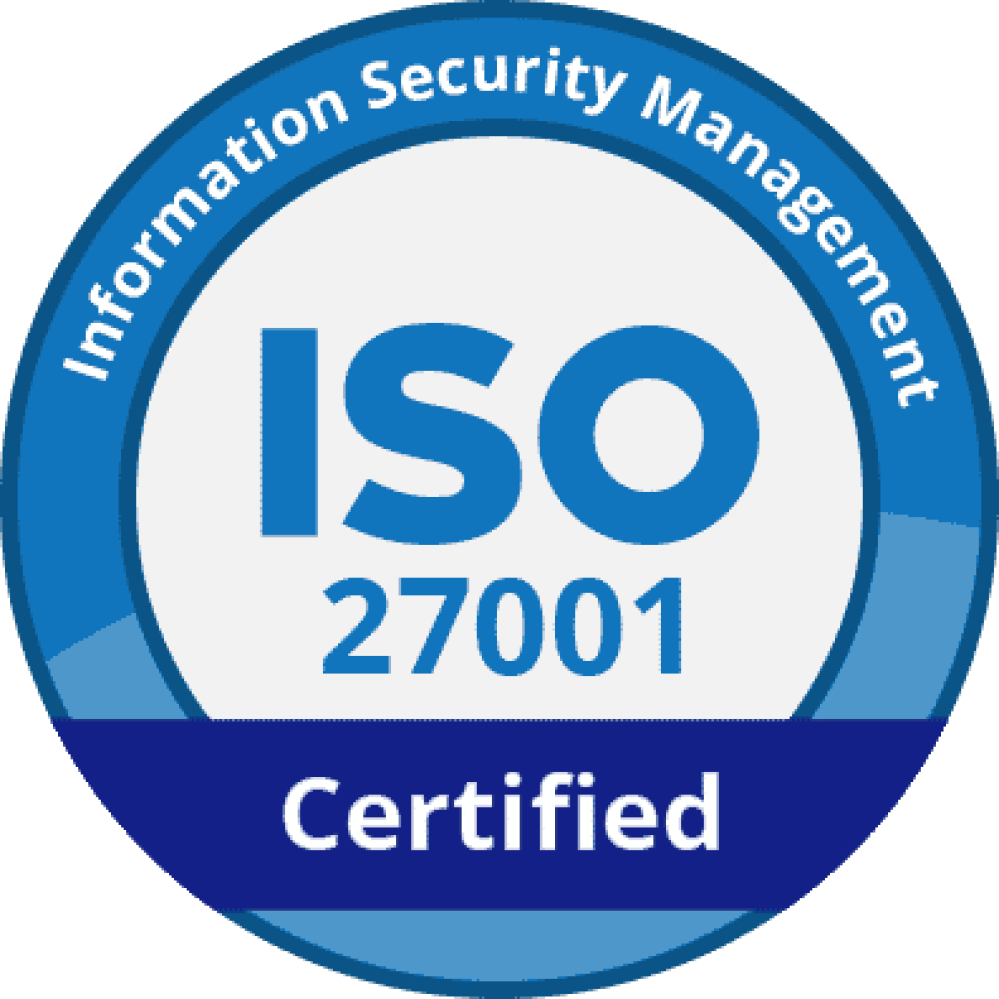 ISO 27001 Certified